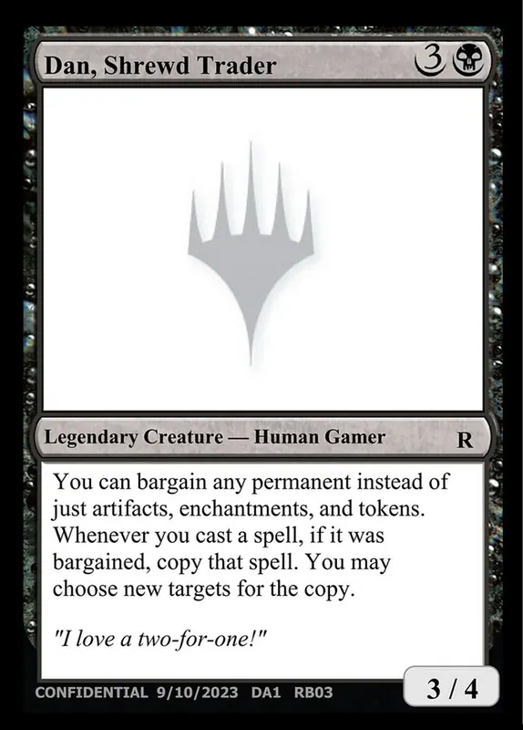 Dan, Shrewd Trader [Unknown Event]