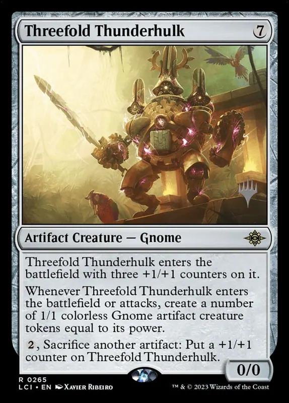 Threefold Thunderhulk [The Lost Caverns of Ixalan Promos]