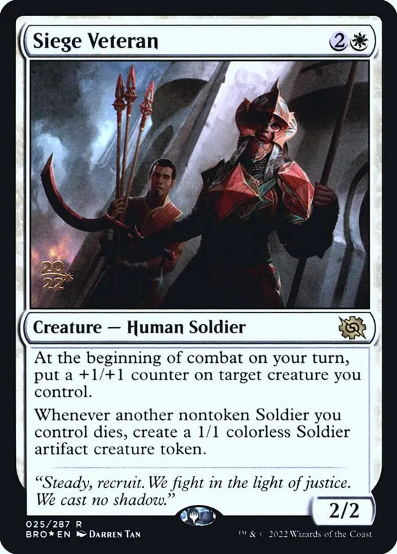Siege Veteran [The Brothers' War Promos]