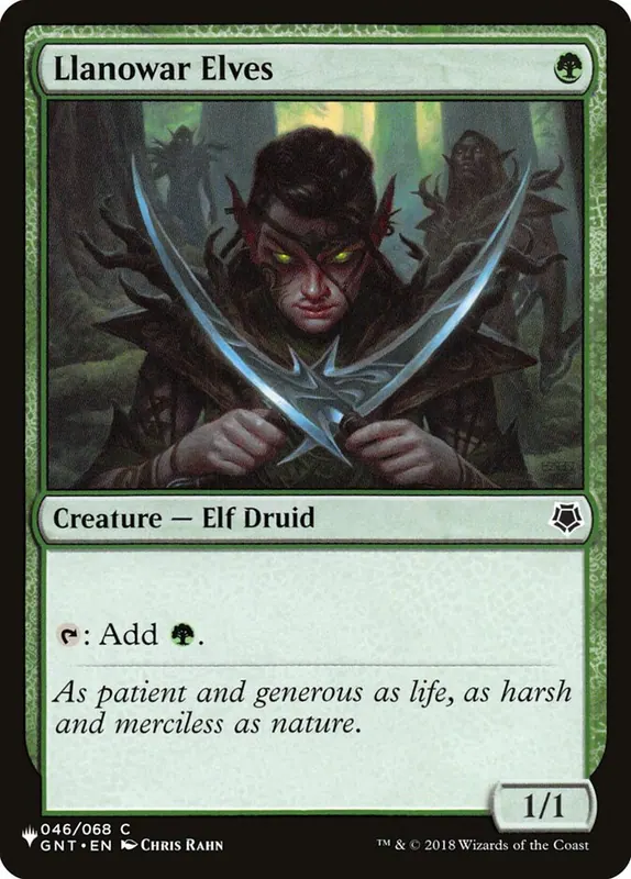 Llanowar Elves [The List]