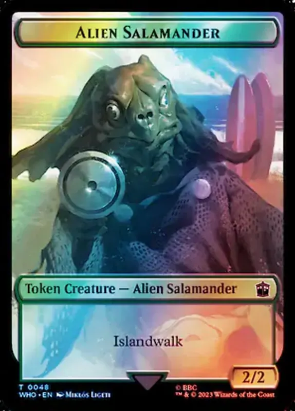 Alien Salamander [Doctor Who Tokens]