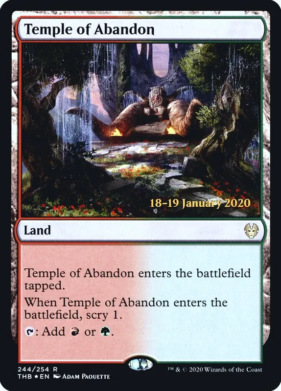 Temple of Abandon [Theros Beyond Death Promos]