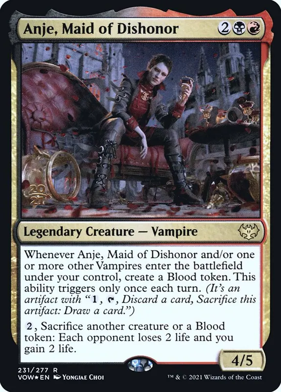 Anje, Maid of Dishonor [Innistrad: Crimson Vow Promos]