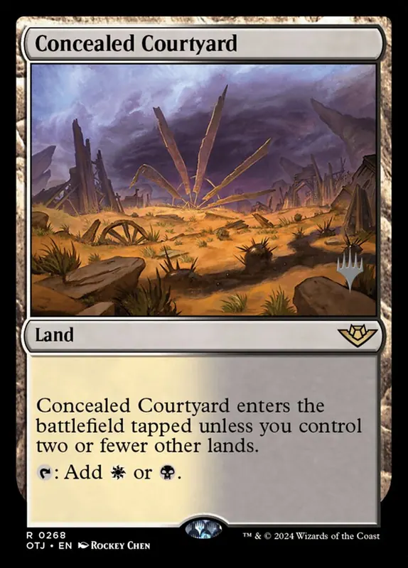 Concealed Courtyard [Outlaws of Thunder Junction Promos]