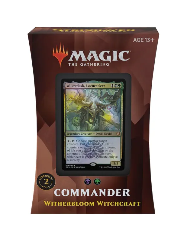 MTG COMMANDER DECK STRIXHAVEN WITHERBLOOM WITCHCRAFT