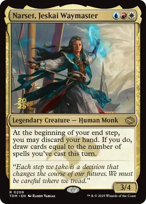 Narset, Jeskai Waymaster - Español [Tarkir: Dragonstorm Prerelease Promos]