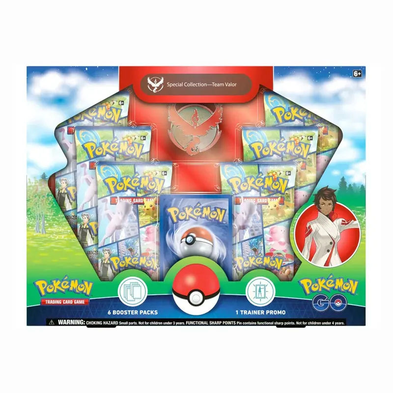 Pokémon Go Team Pin Collection - Team Valor - Español