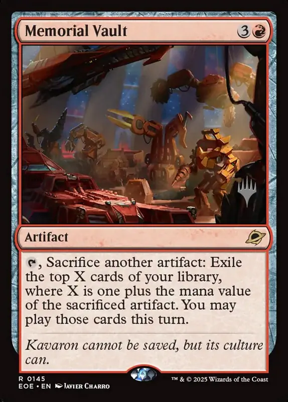 Memorial Vault [Edge of Eternities Promos]