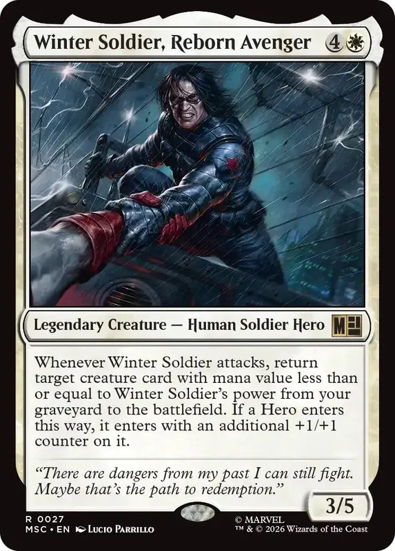 Winter Soldier, Reborn Avenger (Surge Foil) [Marvel Super Heroes Commander]
