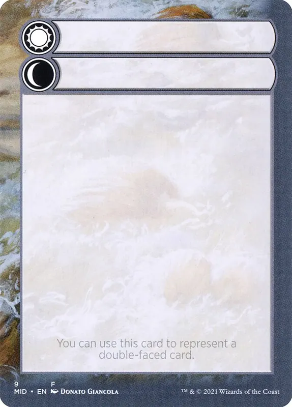 Double-Faced Substitute Card [Innistrad: Midnight Hunt Substitute Cards]