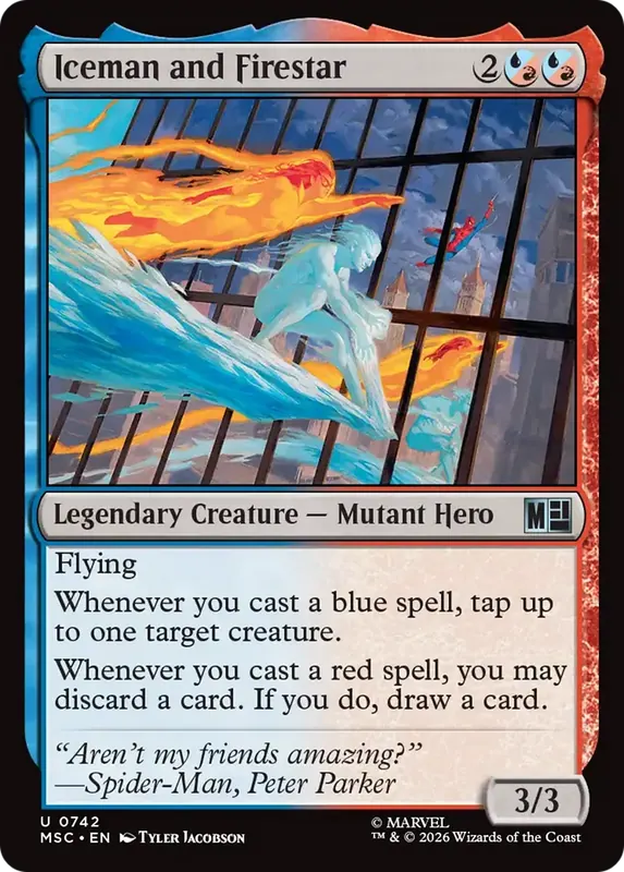 Iceman and Firestar [Marvel Super Heroes Commander]