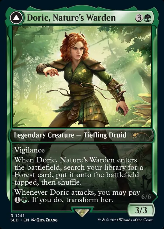 Casal, Lurkwood Pathfinder // Casal, Pathbreaker Owlbear [Secret Lair Drop]