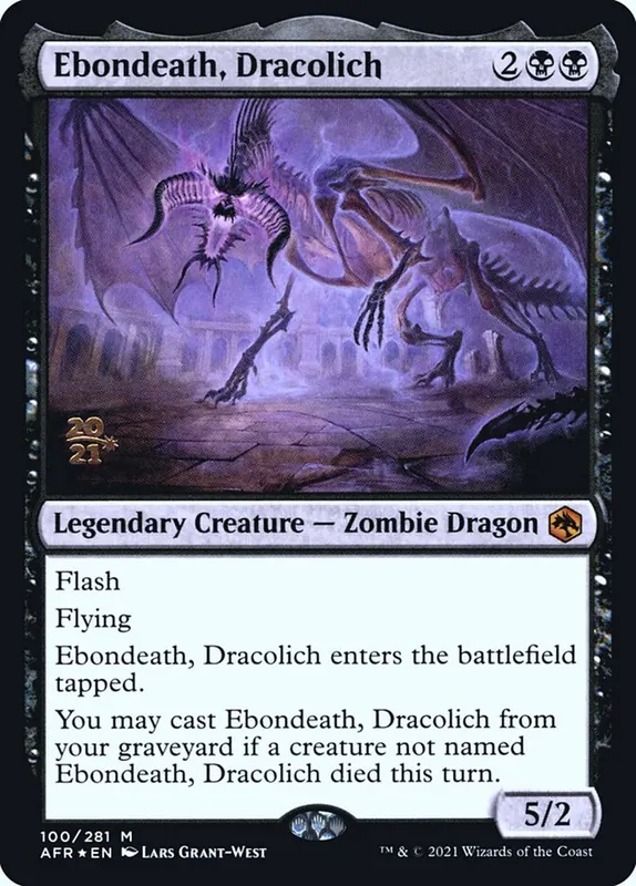 Ebondeath, Dracolich [Adventures in the Forgotten Realms Promos]