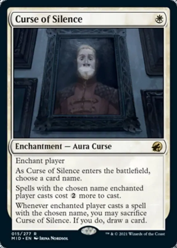 Curse of Silence [Innistrad: Midnight Hunt] - Español
