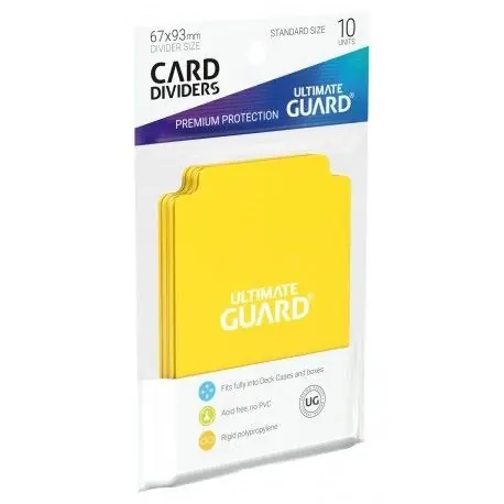 ULTIMATE GUARD SEPARADOR DE CARTAS YELLOW