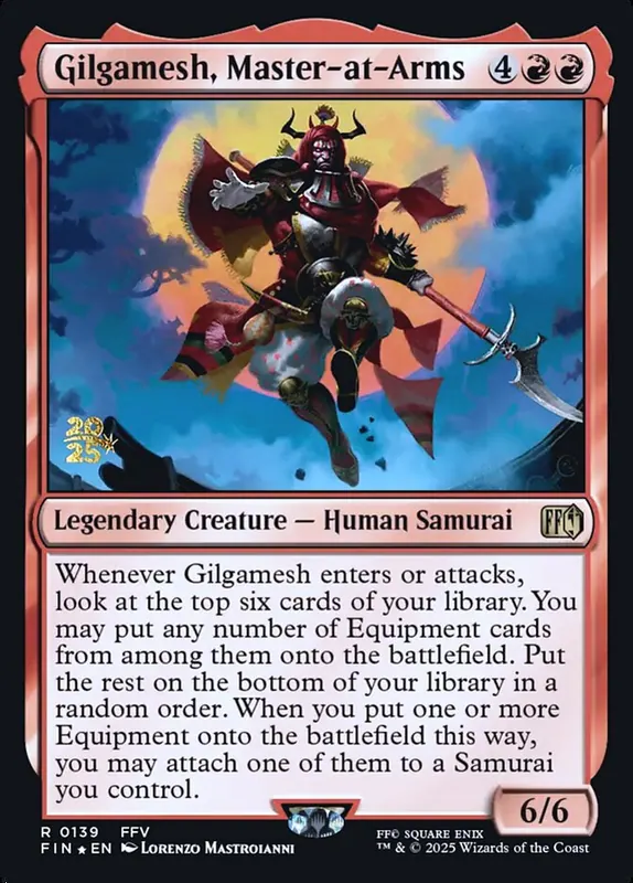 Gilgamesh, Master-at-Arms [Final Fantasy Promos]