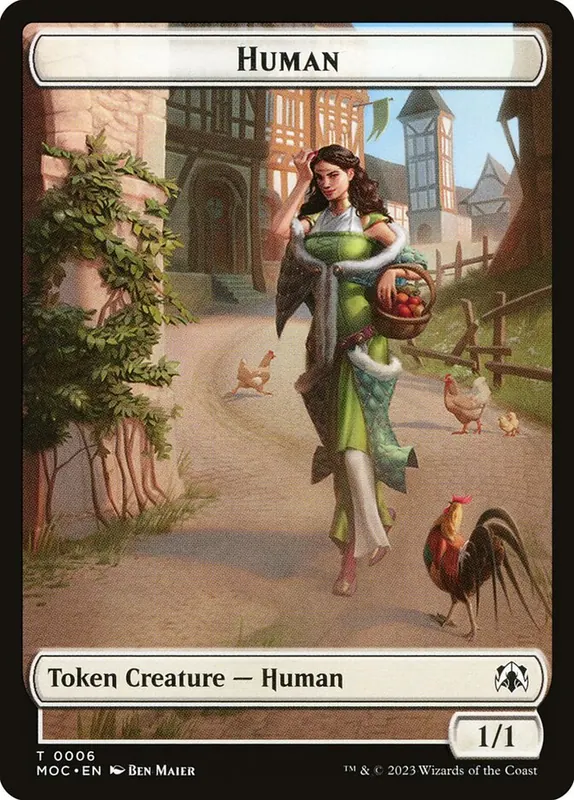 Human [March of the Machine Commander Tokens]