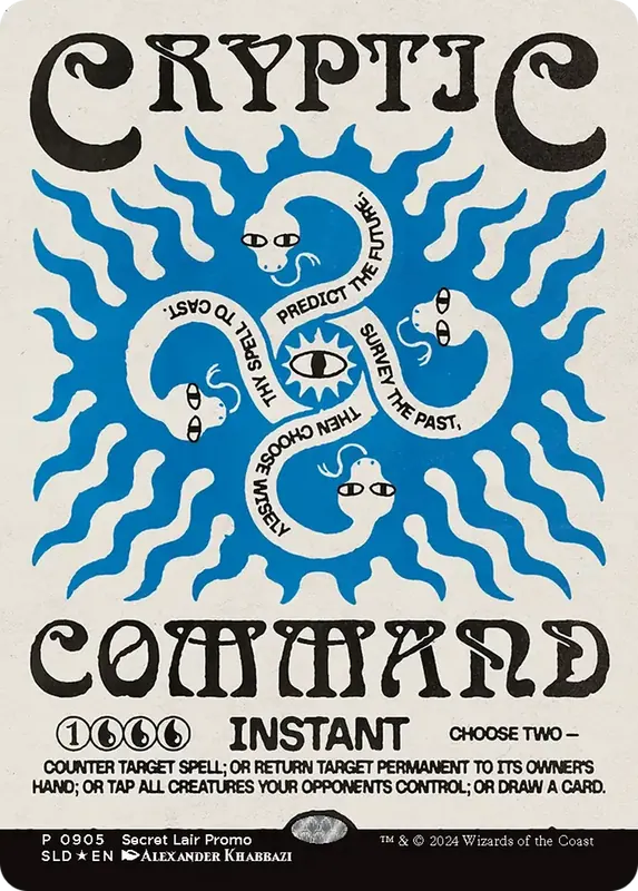 Cryptic Command (Rainbow Foil) [Secret Lair Drop Series]