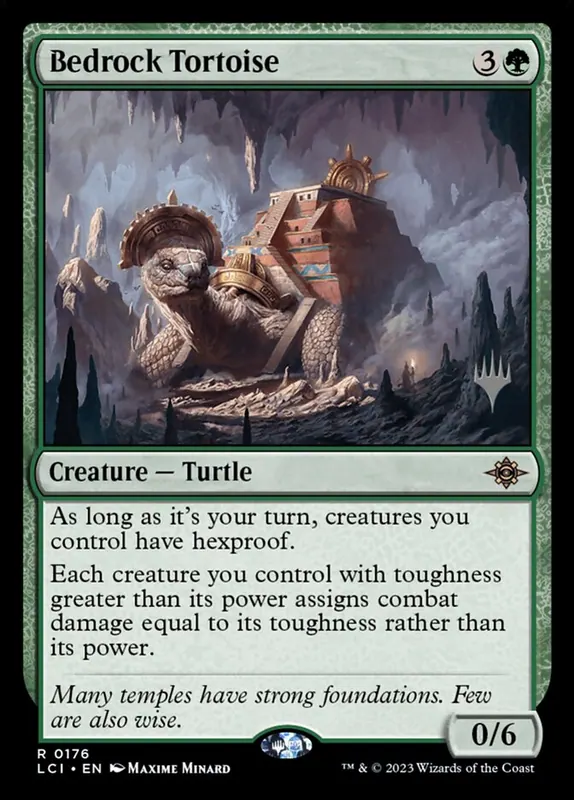 Bedrock Tortoise [The Lost Caverns of Ixalan Promos]