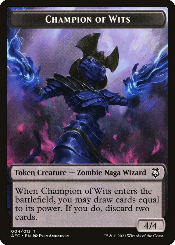 Champion of Wits [Forgotten Realms Commander Tokens]
