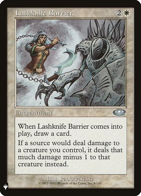 Lashknife Barrier [The List]