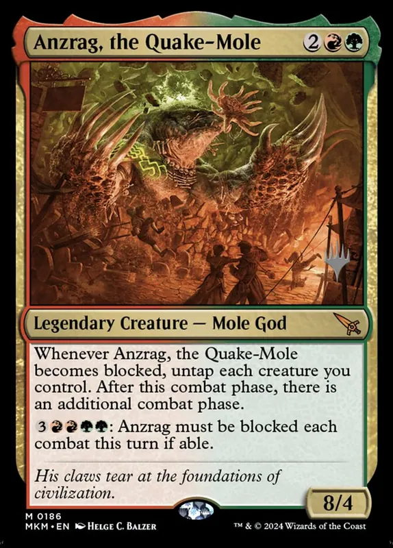 Anzrag, the Quake-Mole [Murders at Karlov Manor Promos]