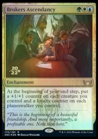 Brokers Ascendancy - Español [Streets of New Capenna Prerelease Promos]