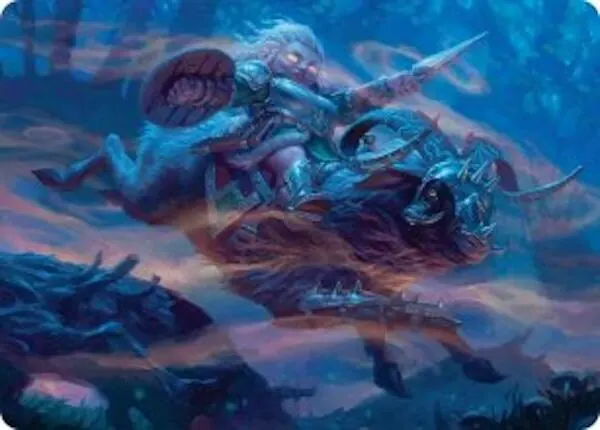 Bristlebane Outrider Art Card [Lorwyn Eclipsed Art Series]