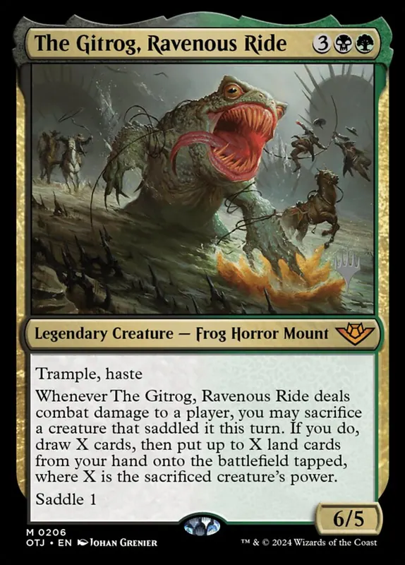 The Gitrog, Ravenous Ride [Outlaws of Thunder Junction Promos]