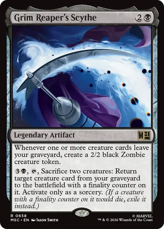 Grim Reaper's Scythe [Marvel Super Heroes Commander]