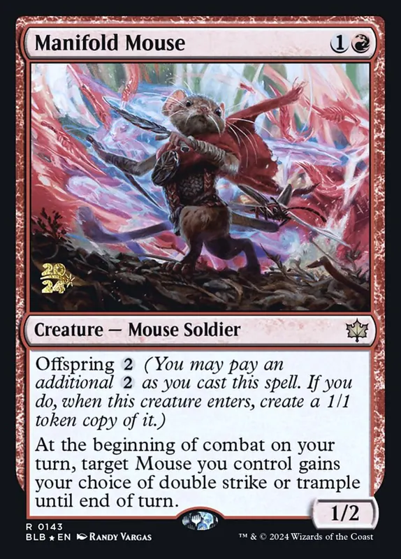 Manifold Mouse [Bloomburrow Promos]