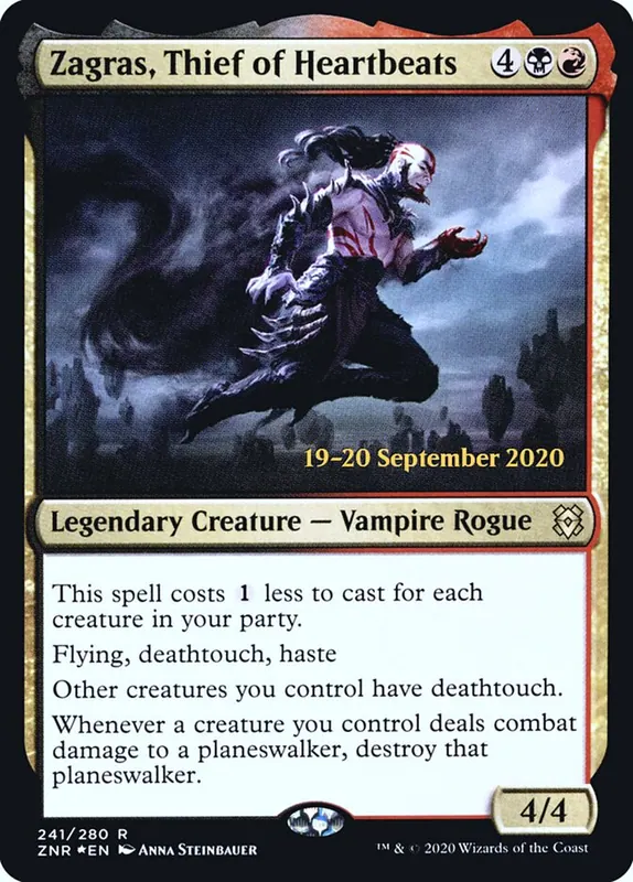 Zagras, Thief of Heartbeats [Zendikar Rising Promos]