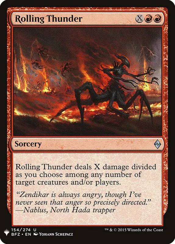 Rolling Thunder [The List]