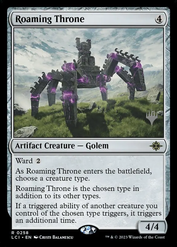 Roaming Throne [The Lost Caverns of Ixalan Promos]