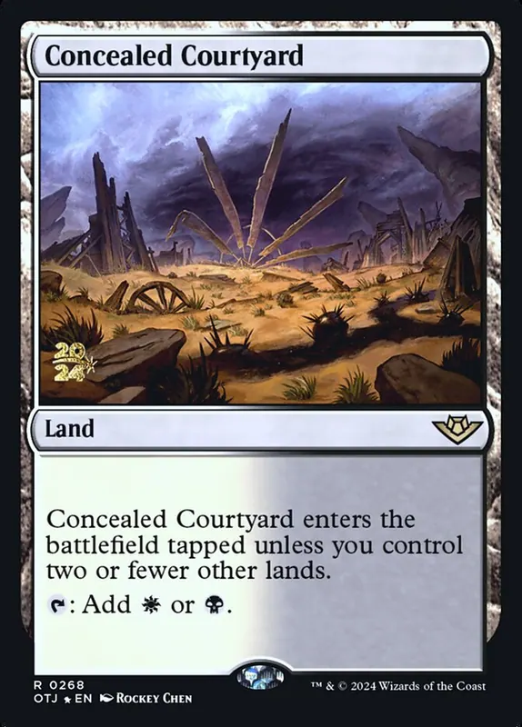 Concealed Courtyard [Outlaws of Thunder Junction Promos]