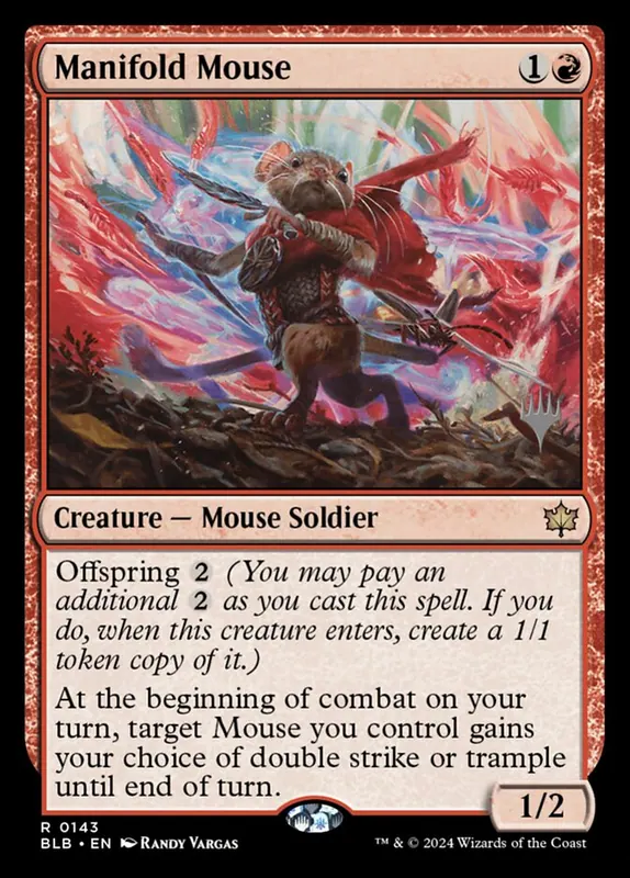 Manifold Mouse [Bloomburrow Promos]
