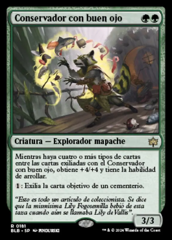 Keen-Eyed Curator [Bloomburrow] - Español