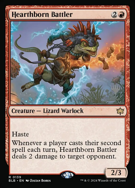 Hearthborn Battler [Bloomburrow Promos]