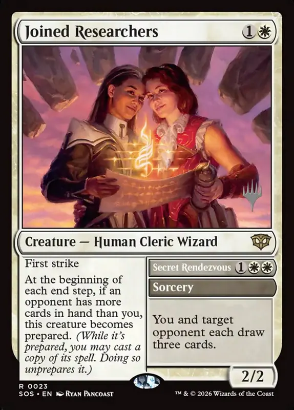 Joined Researchers // Secret Rendezvous [Secrets of Strixhaven Promos]