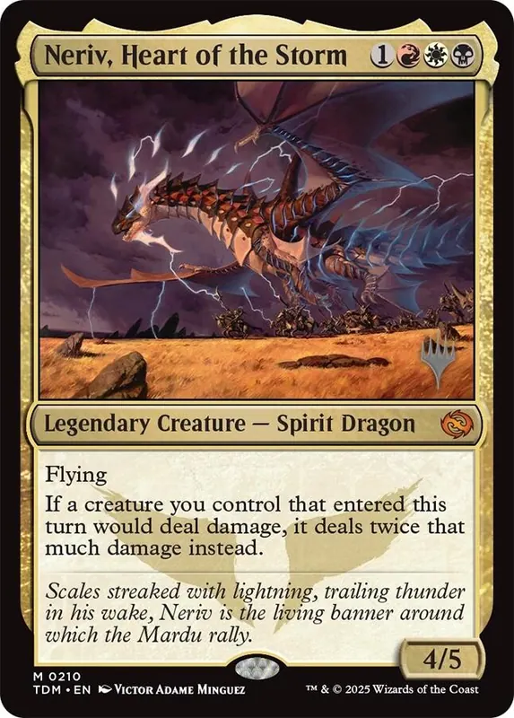 Neriv, Heart of the Storm (Promo Pack) [Tarkir: Dragonstorm Promos]