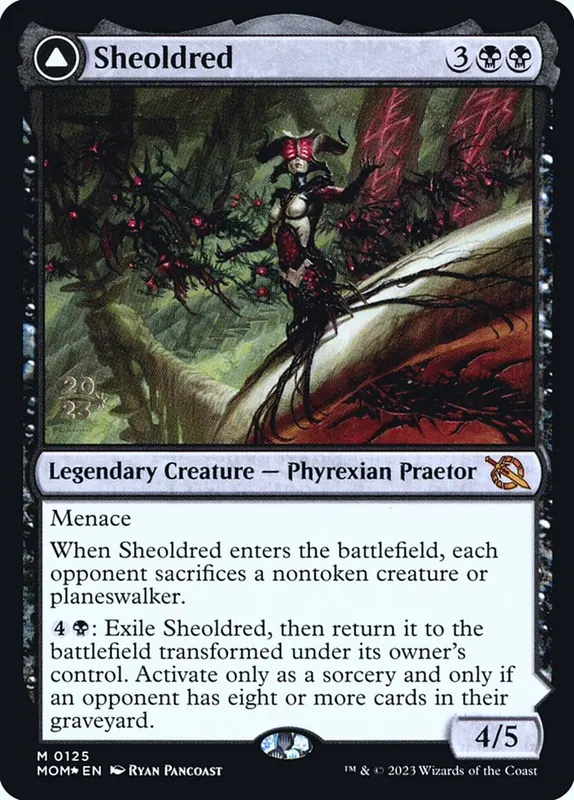 Sheoldred // The True Scriptures [March of the Machine Promos]