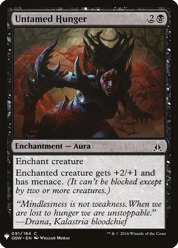Untamed Hunger [The List]