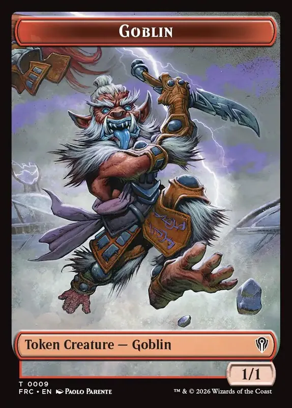 Goblin [Reality Fracture Commander Tokens]