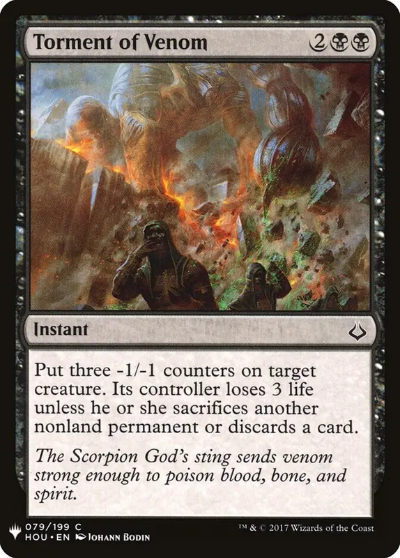 Torment of Venom [The List]