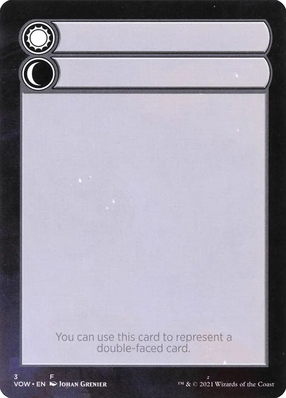 Double-Faced Substitute Card [Innistrad: Crimson Vow Substitute Cards]
