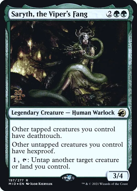 Saryth, the Viper's Fang [Innistrad: Midnight Hunt Promos]