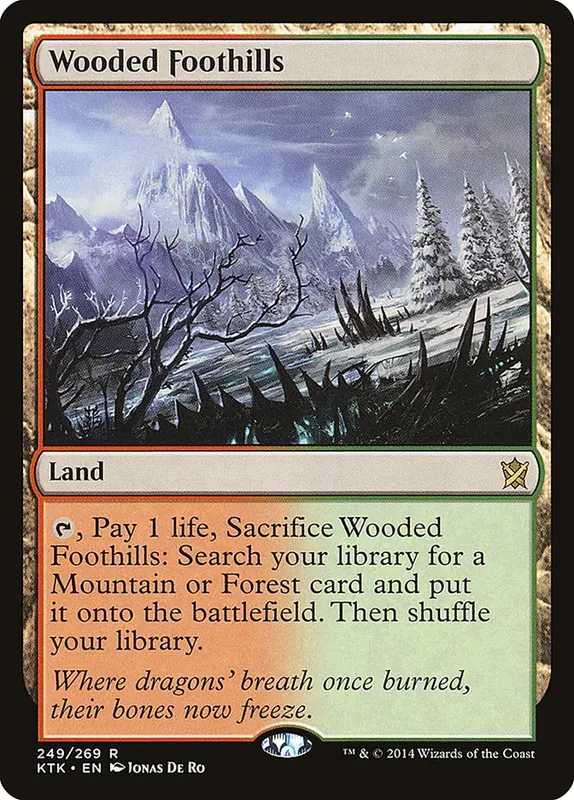 Wooded Foothills [Khans of Tarkir] - Español