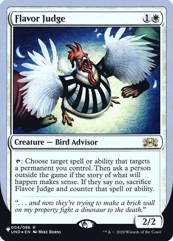 Flavor Judge [The List (Unfinity Foil Edition)]