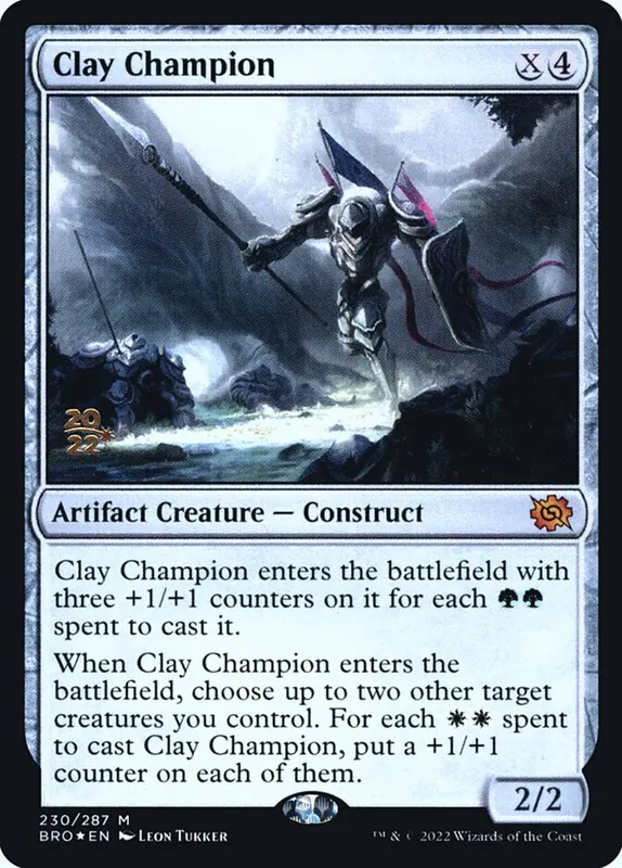 Clay Champion [The Brothers' War Promos]