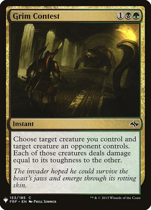Grim Contest [The List]